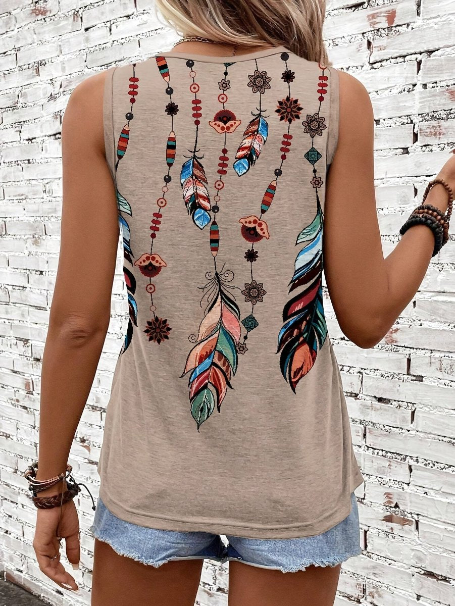 Paula | Stijlvolle tanktop met ornamenten