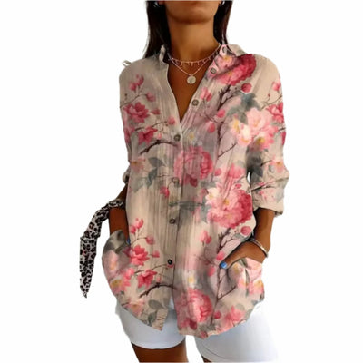 Danique | Blouse met bloemen