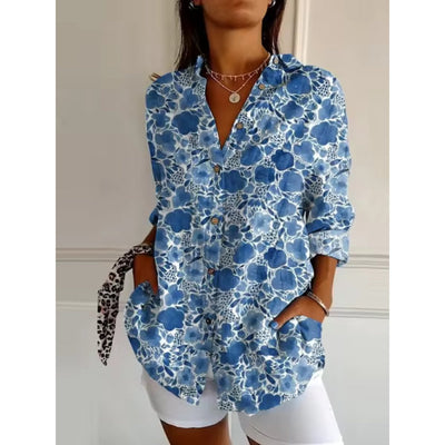 Danique | Blouse met bloemen