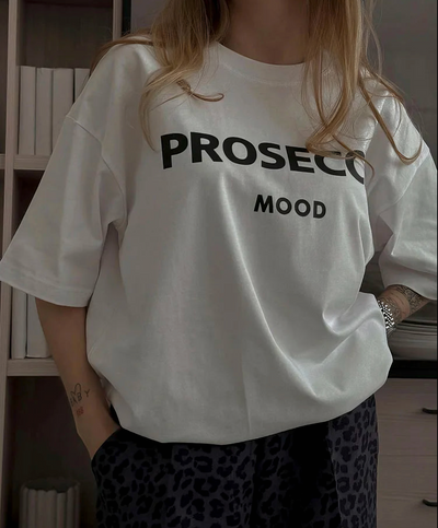 Prosecco shirt van katoen