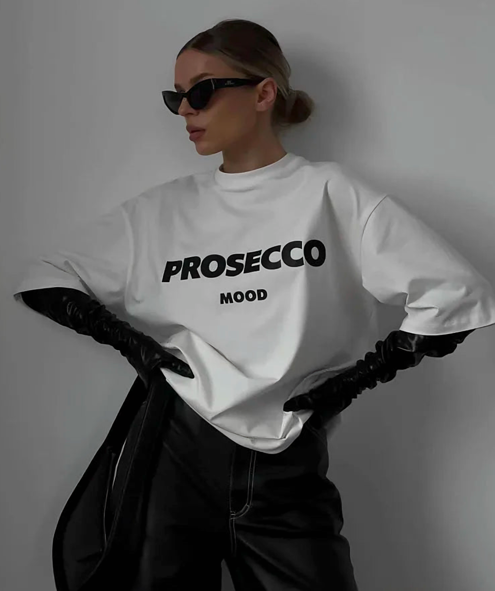 Prosecco shirt van katoen